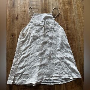 Cami NYC White Lace cut out 100% silk tank top blouse size small NEW NWT